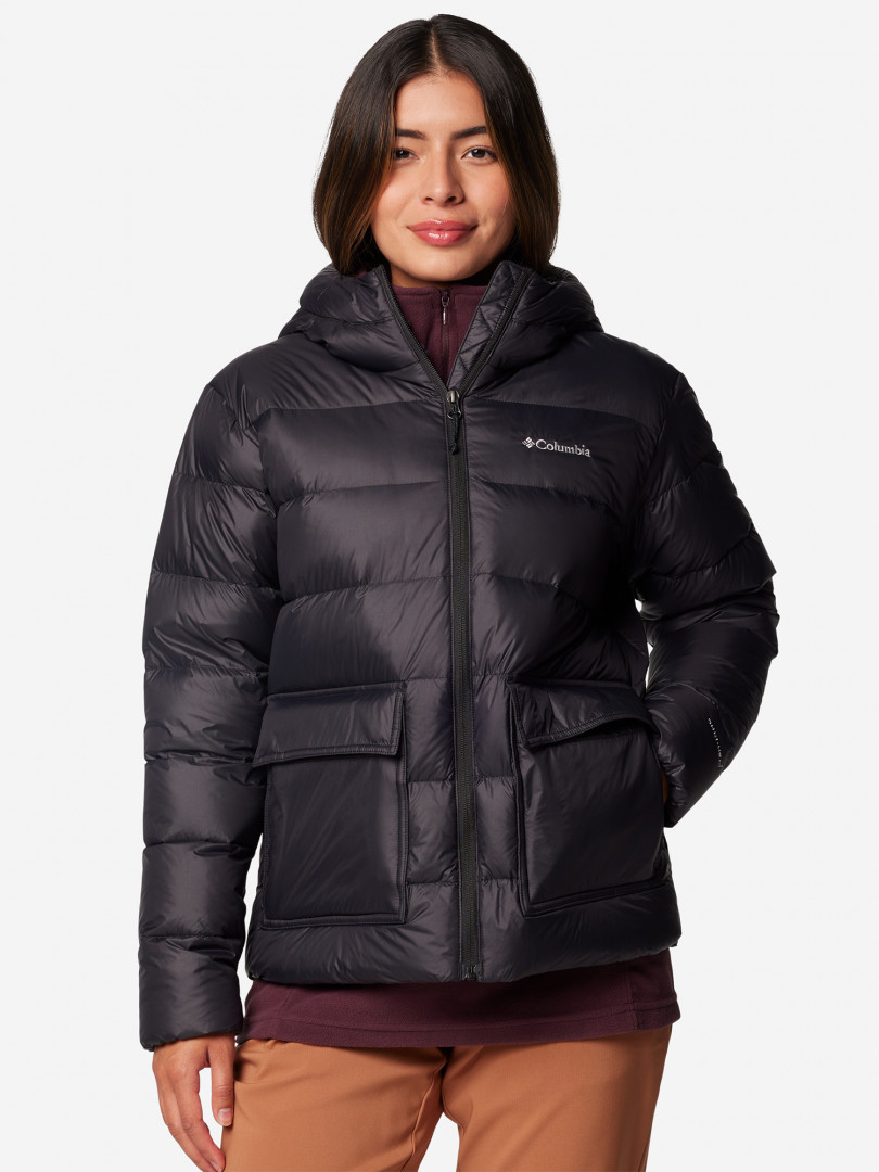 Пуховик женский Columbia Harmony Falls Hooded Down Jacket, Черный