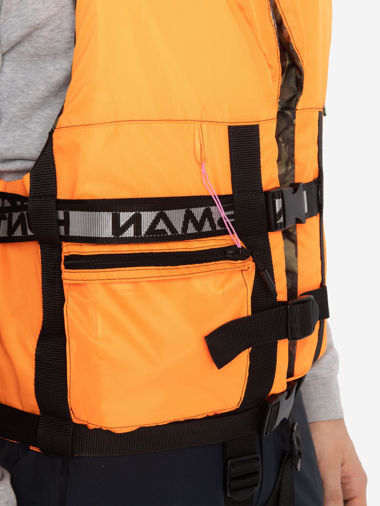 Жилет спасательный HUNTSMAN ПР для рыбалки двусторонний, 80 кг