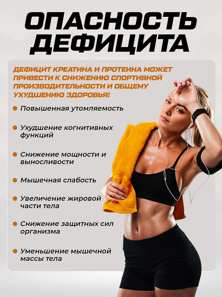 Комбо набор Протеин сывороточный Ваниль 900 гр 30 порций + Креатин моногидрат без вкуса 200 гр 40 порций