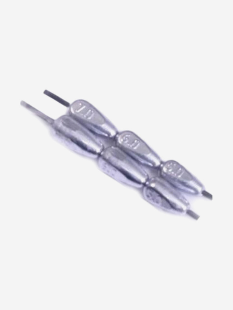 Рыболовные грузила косичка Tail Droplet 5,0-7,0г, набор 2шт