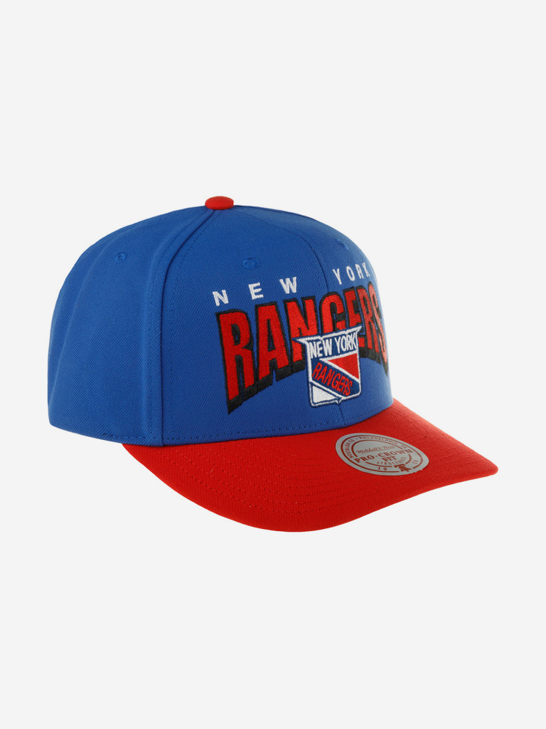 Бейсболка MITCHELL NESS HHSS6643-NYAYYPPPBLUE New York Rangers NHL (синий)