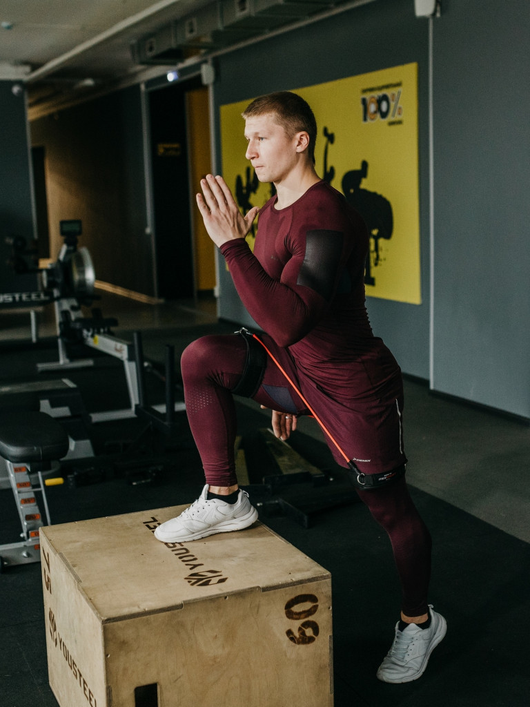 Латеральный эспандер ITEX SPORT для ног и ягодиц , нагрузка до 36 кг, мешочек для хранения и переноски в подарок
