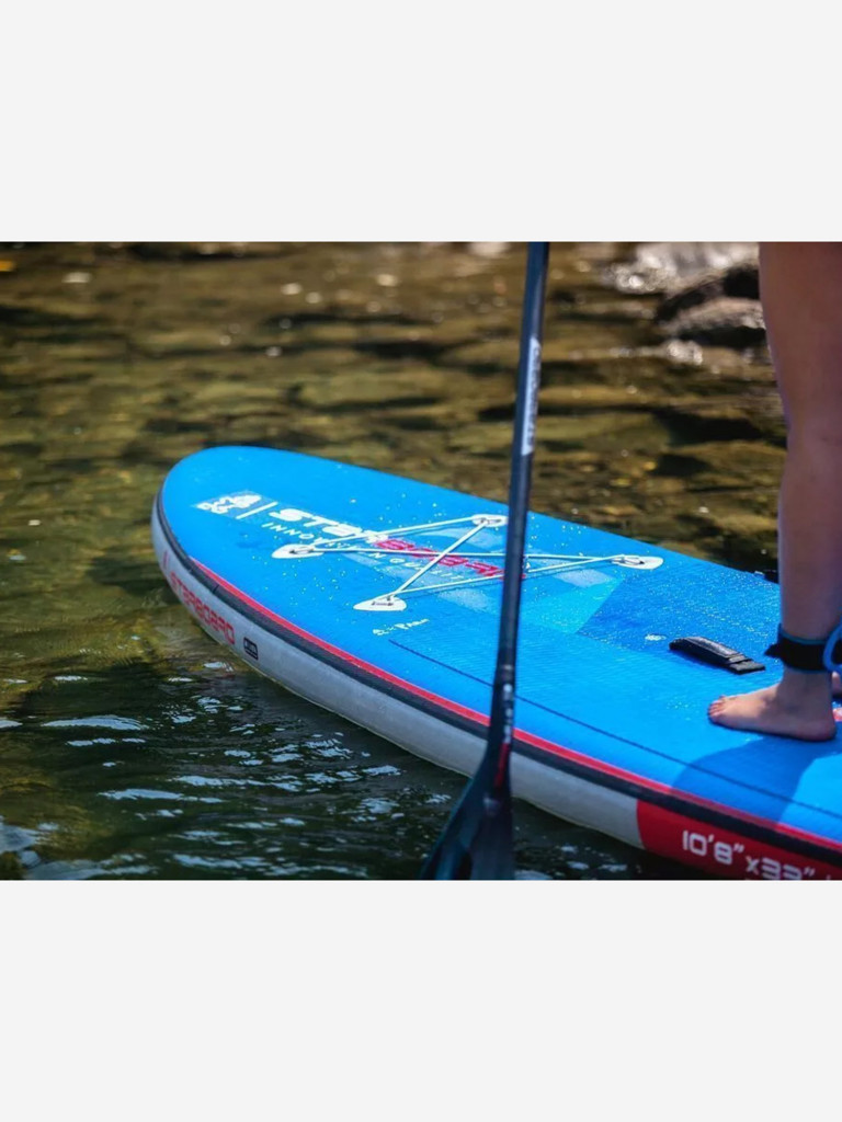 Сапборд надувной двухслойный Starboard iGO Deluxe Sc 10.8х33х6, 325x84x15 см