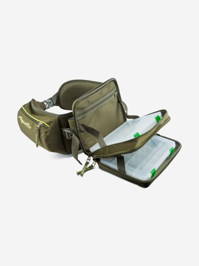 Пояс Aquatic разгрузочный с коробками fisherbox ПР-04