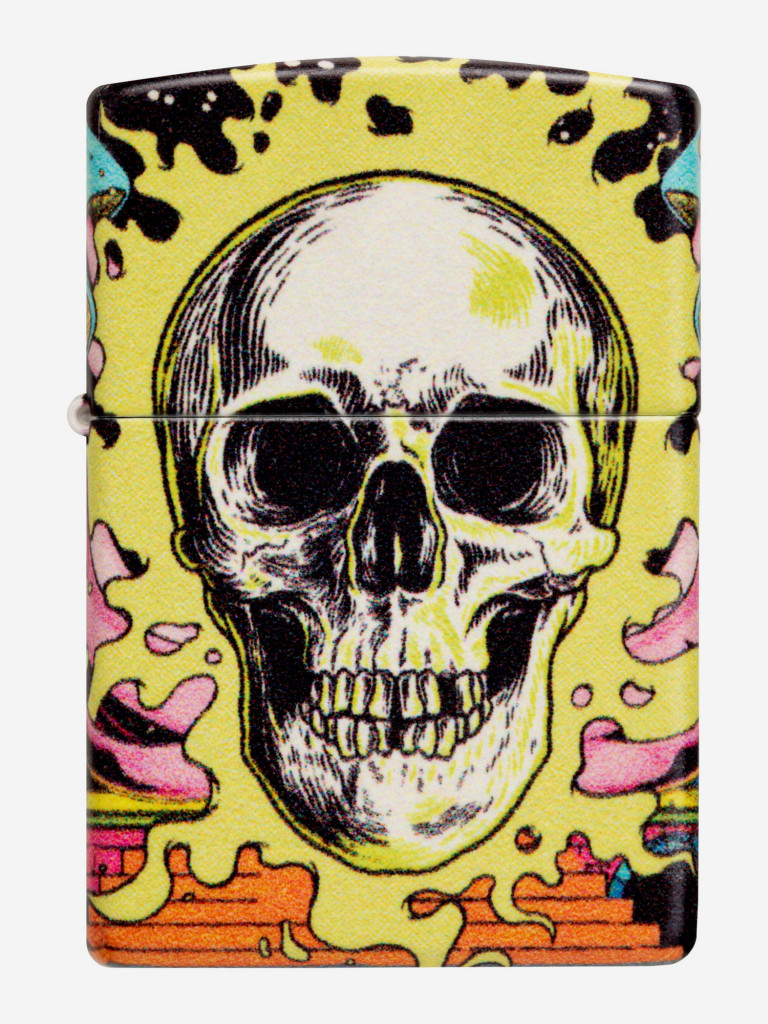 Зажигалка бензиновая ZIPPO 48640 Skull