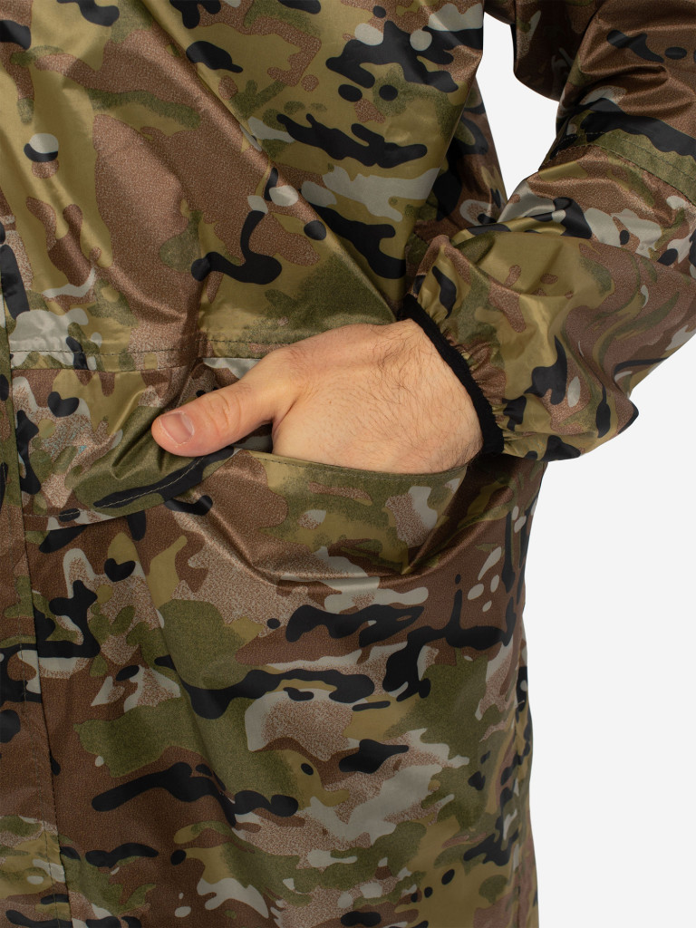 Плащ мужской Huntsman ВВЗ для рыбалки и охоты, ткань таффета PVC 20000 мм вод.ст.