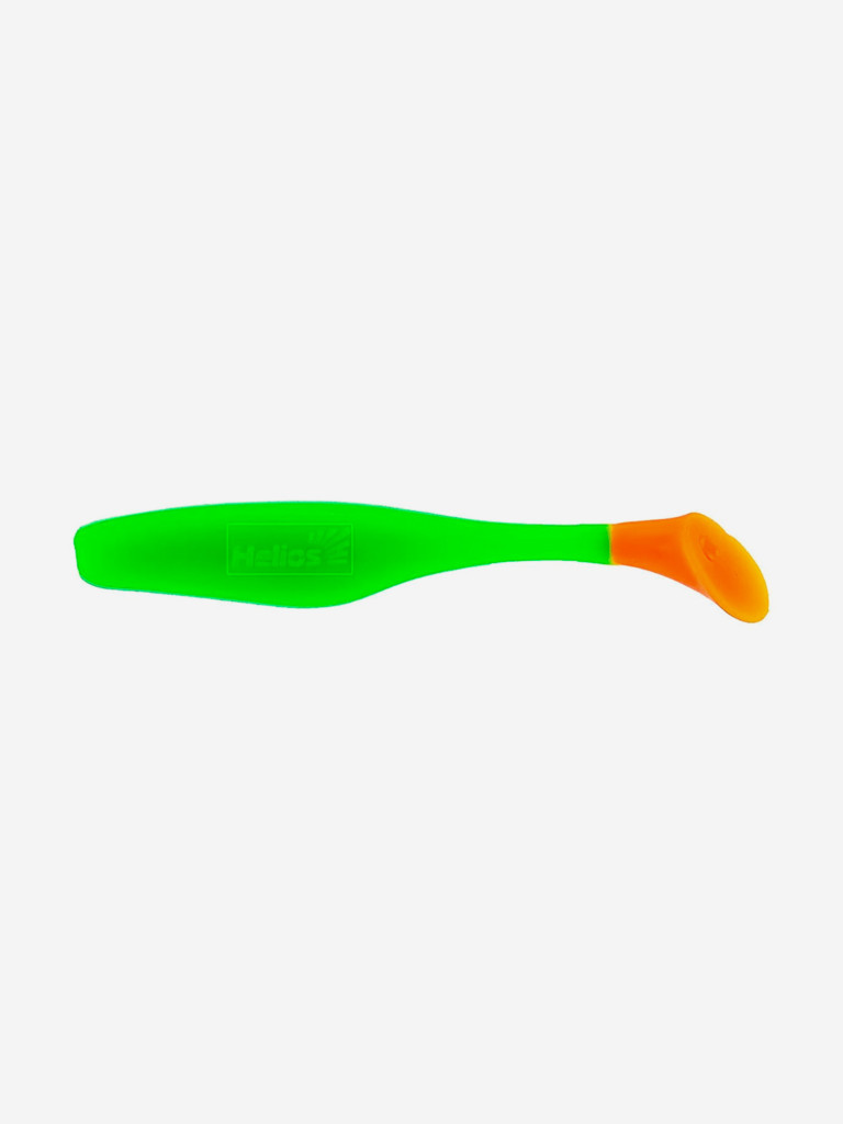 Мягкая приманка Helios Vigor, 3,75'' / 9,5 см, Lime & Orange, 7 шт (HS-6-020)