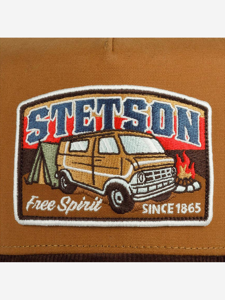Бейсболка с сеточкой STETSON 7751186 TRUCKER CAP CAMPER (коричневый)