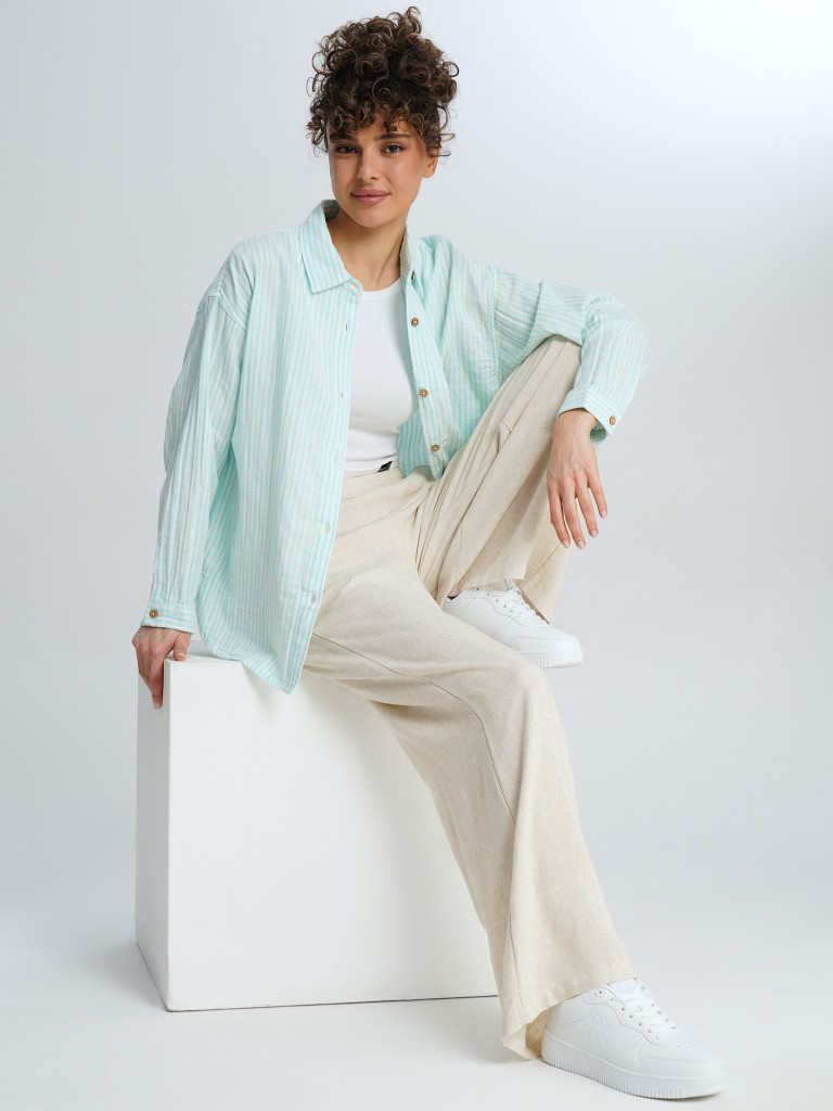 Рубашка женская Roxy Morning Shine Stripe