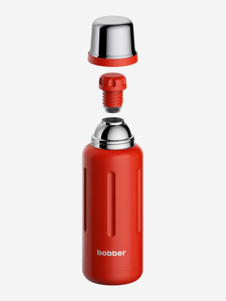 Термос вакуумный для напитков BOBBER Flask 770 мл, тепло до 36 часов, красный