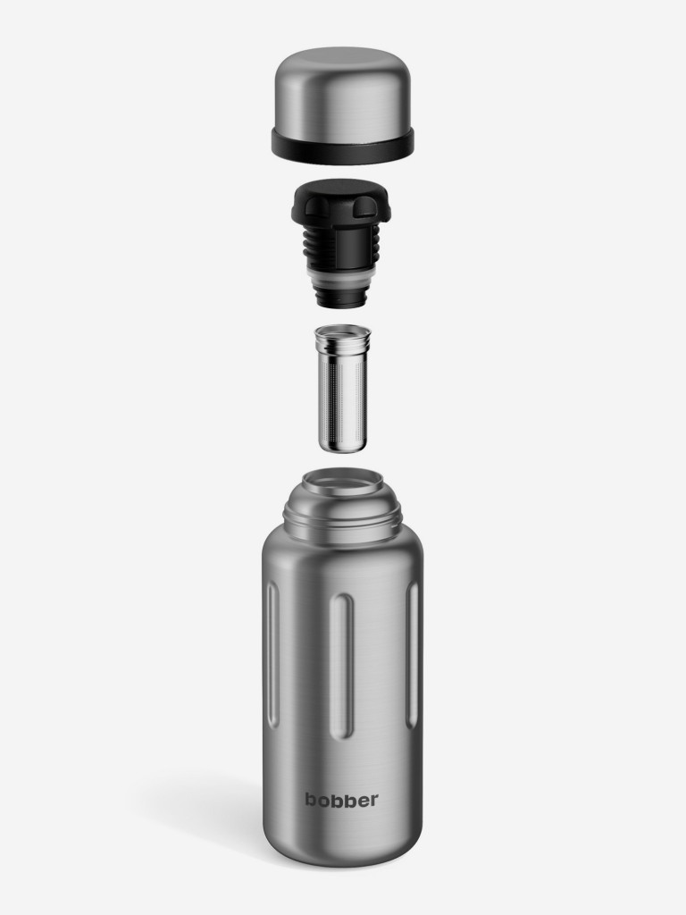 Термос Barrel 770 мл с широким горлом и ситечком для заваривания, матовый
