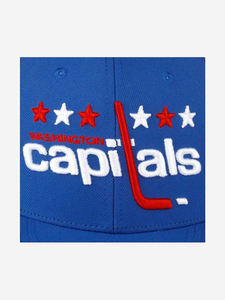 Бейсболка MITCHELL NESS HHSS5370-WCAYYPPPBLUE Washington Capitals NHL (синий)