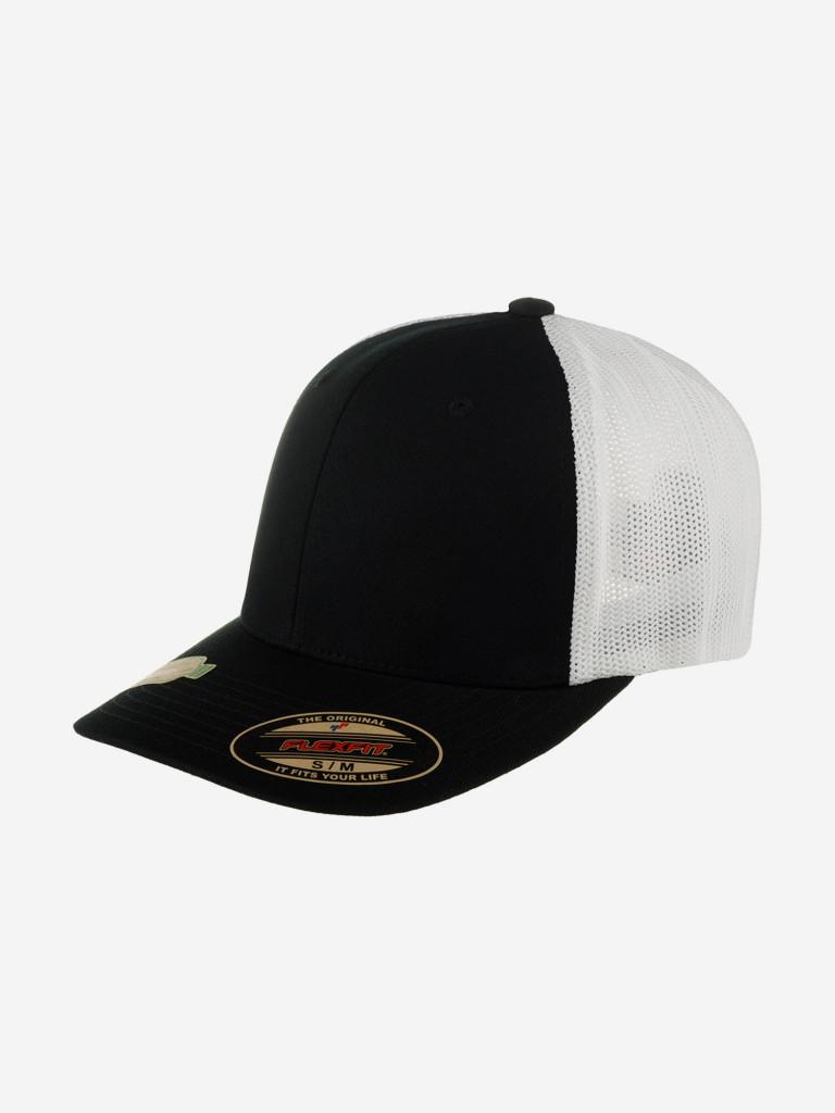 Бейсболка с сеточкой FLEXFIT 6511RM (черный)