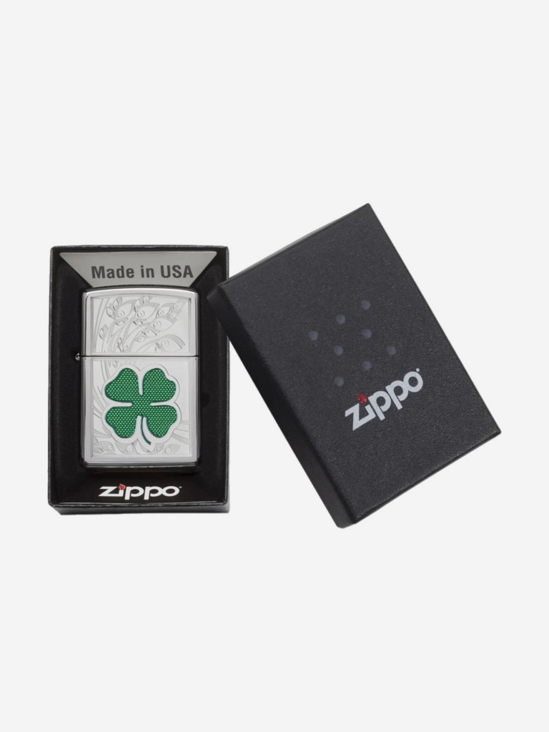 Зажигалка бензиновая ZIPPO 24699 Clover