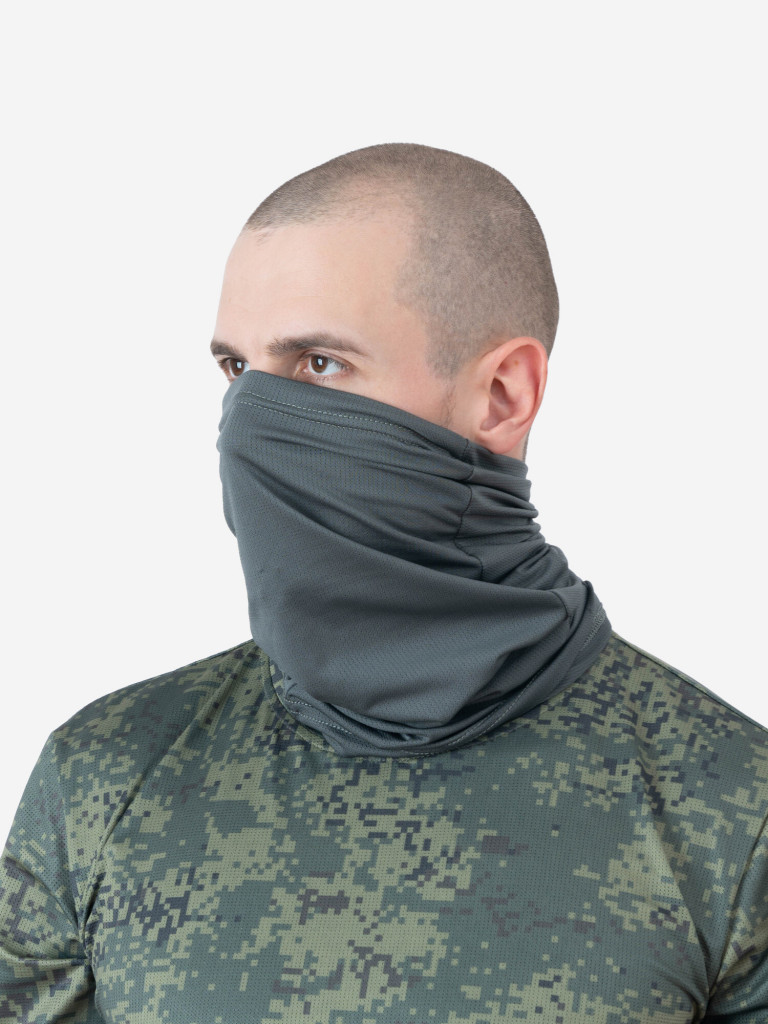Бандана сетка с перфорацией серая Jägermann