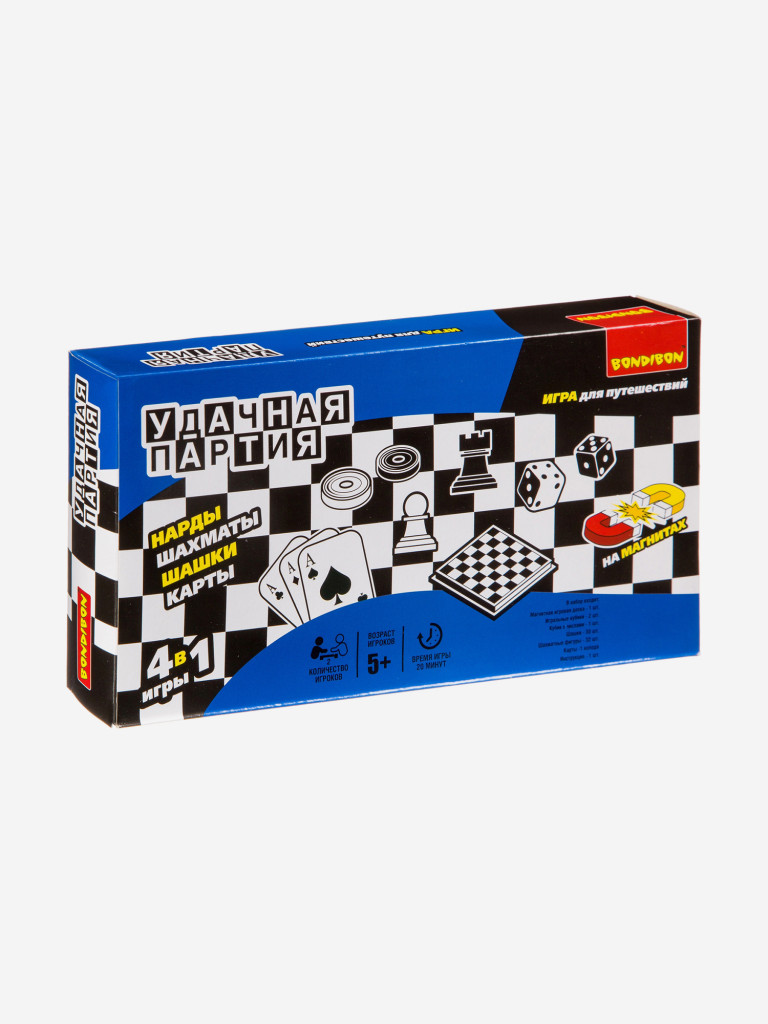 Удачная партия BONDIBON BOX 4в1 25см.