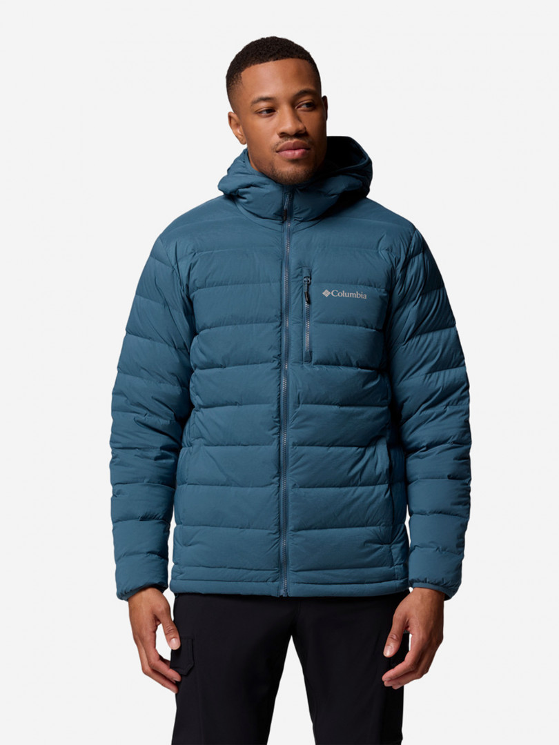 Пуховик мужской Columbia Drift Peak Stretch Down Hooded Jacket Голубой 30999₽