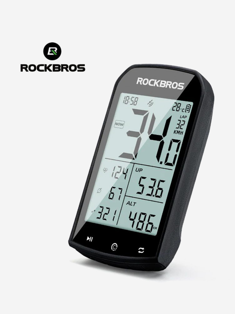 Велокомпьютер ROCKBROS M1 smart GPS, 25 функций