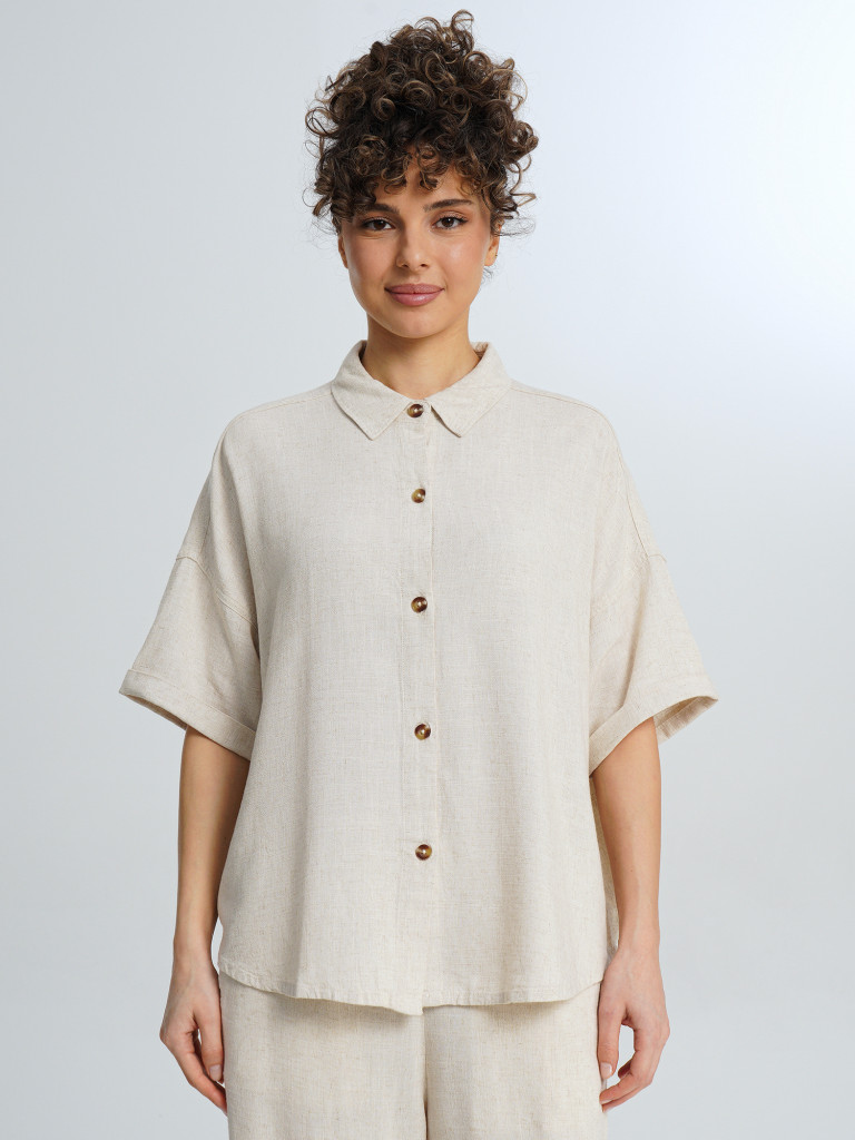 Рубашка с коротким рукавом женская Roxy Beachy Nostalgia