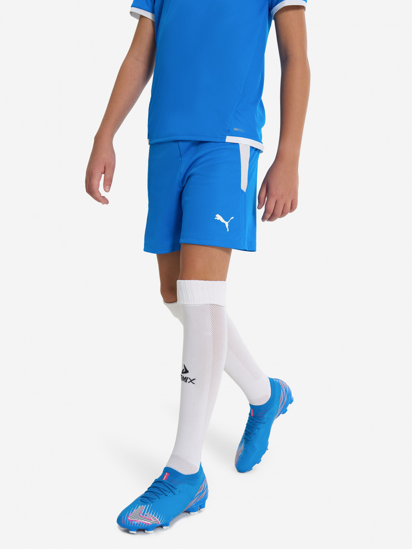 Шорты для мальчиков PUMA Teamliga Jr 30896810299 Синий, размер 140, фото 1