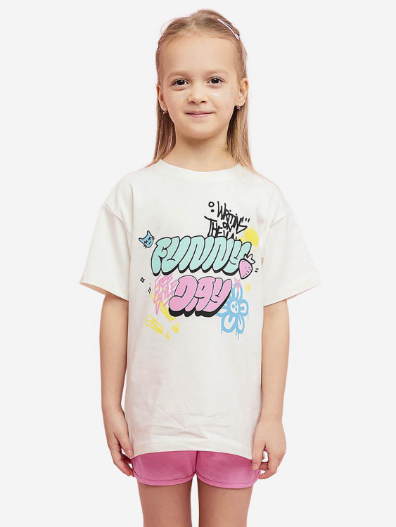 Футболка для девочки batik с коротким рукавом