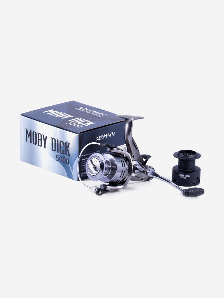 Катушка безынерционная Namazu Pro Moby Dick MD5000 5+1 подшипник, металлическая шпуля + запасная.