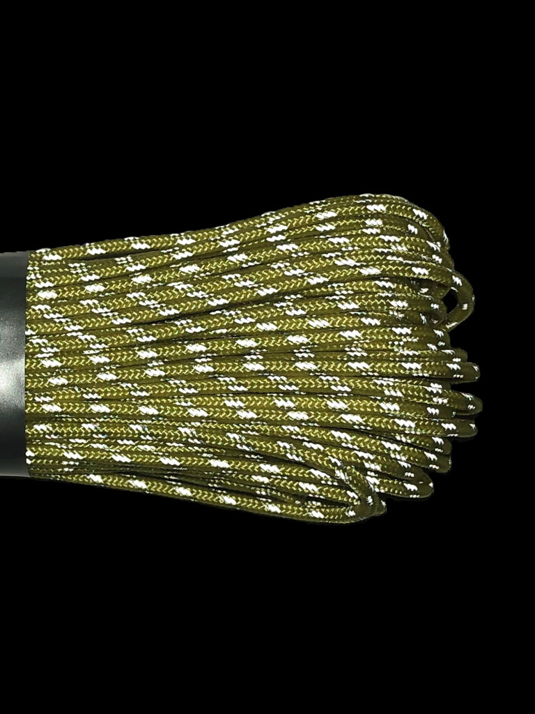 Паракорд 275 (мини) CORD nylon 10м RUS световозвращающий (lemon)