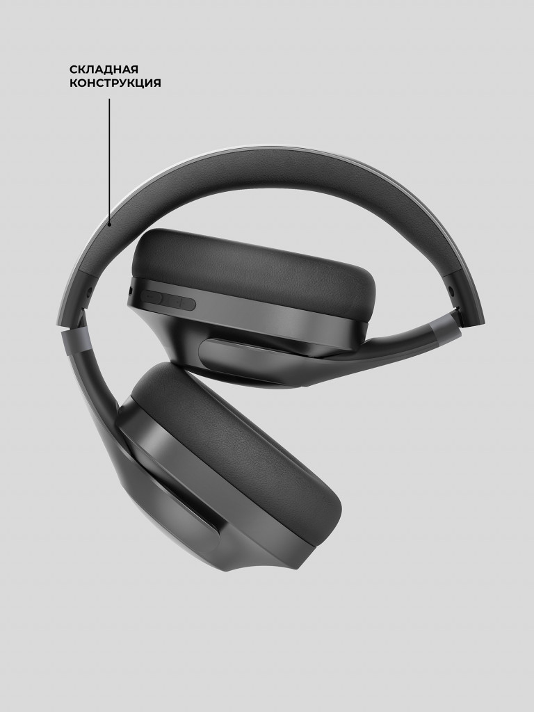 Беспроводные накладные наушники Stereo Ultra, bluetooth 5.4, шумоподавление ANC/ENC, 500мАч