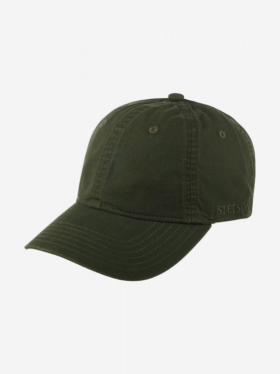 Бейсболка STETSON 7711102 BASEBALL CAP DELAVE ORGANIC (зеленый)