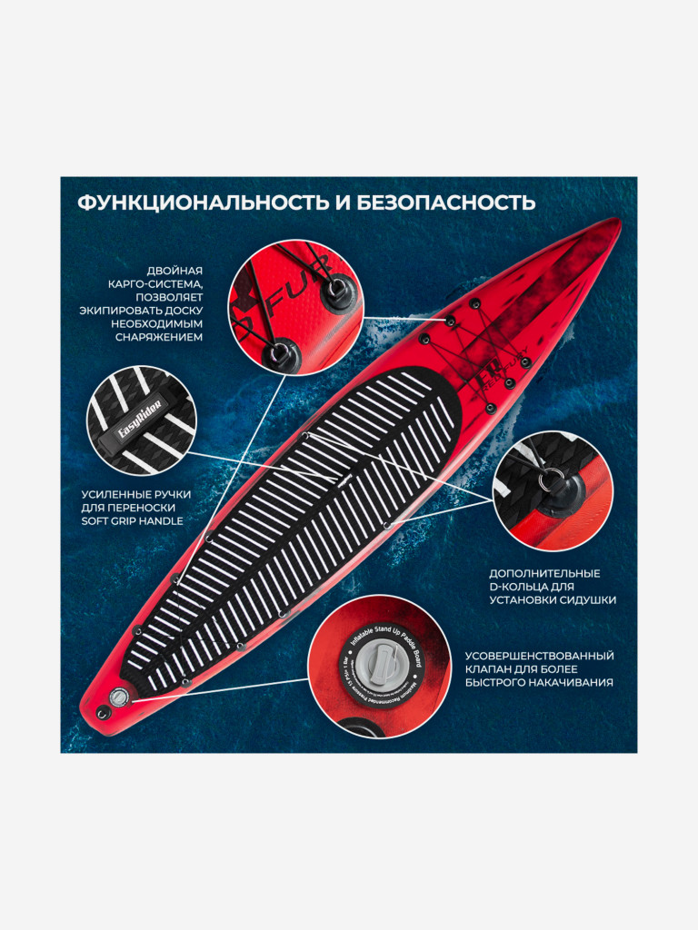 SUP Easy Rider Red Fury 12'6