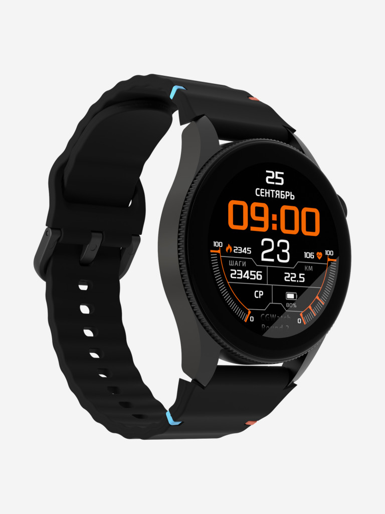 Смарт-часы наручные, фитнес-браслет CGWatch Round 2