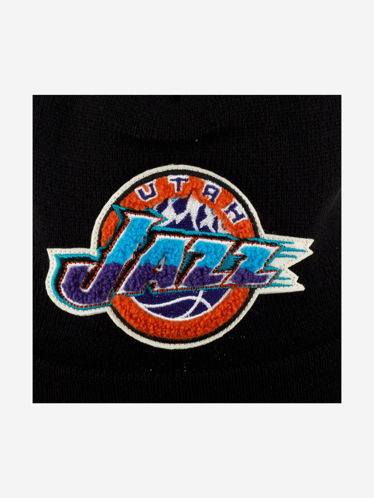 Шапка с отворотом MITCHELL NESS KTCFFH21HW008-UJABLCK Utah Jazz NBA (черный)