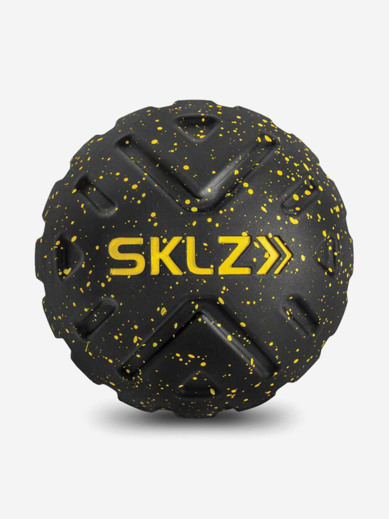 Массажный мяч рельефный SKLZ черный, 13 см