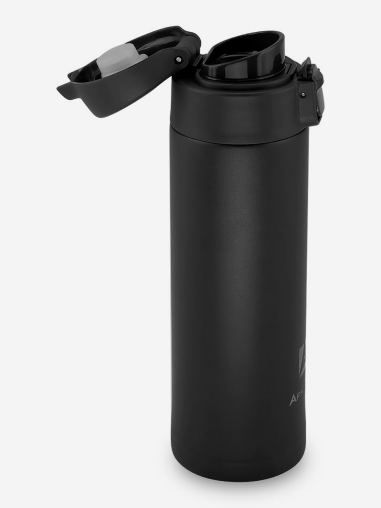 Термокружка вакуумная Арктика, 420 мл, со съемным ситечком, черная