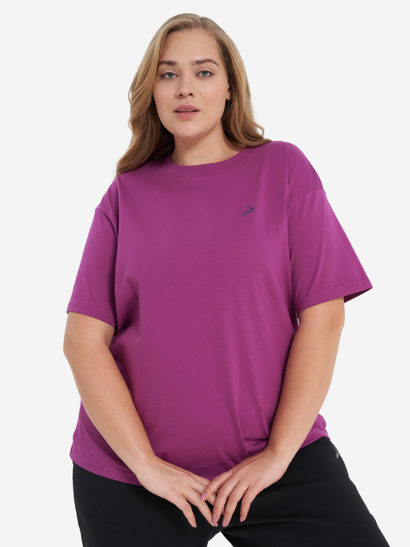 Футболка женская Demix Plus Size Фиолетовый 799₽