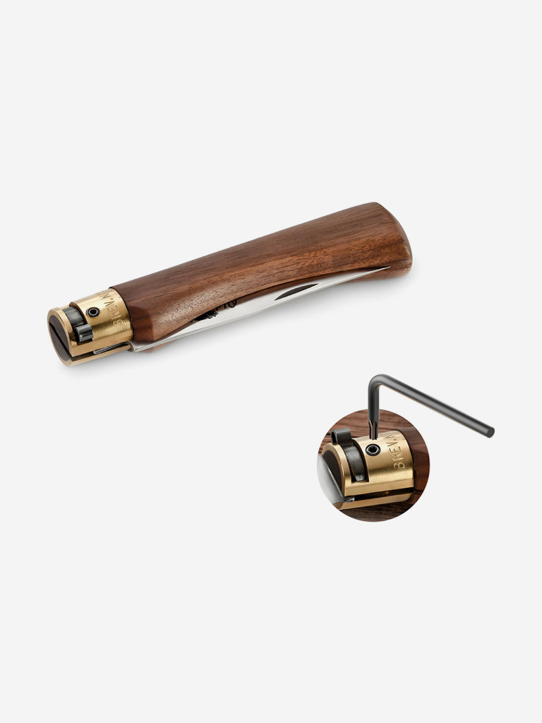 Нож складной Old Bear Classical Walnut туристический, клинок 90 мм, размер L, сталь