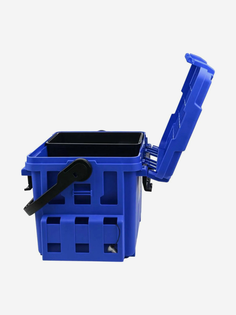 Ящик рыболовный Meiho BUCKET MOUTH BM-7000 Blue с отсеками для хранения приманок