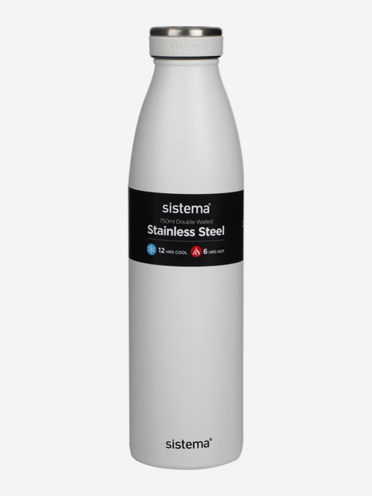 Термобутылка Sistema "Hydrate" 750мл белая 575