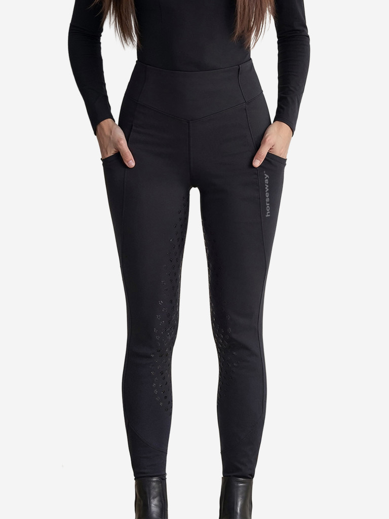 Бриджи для верховой езды летние с силиконовой леей женские HorseWay Sprint