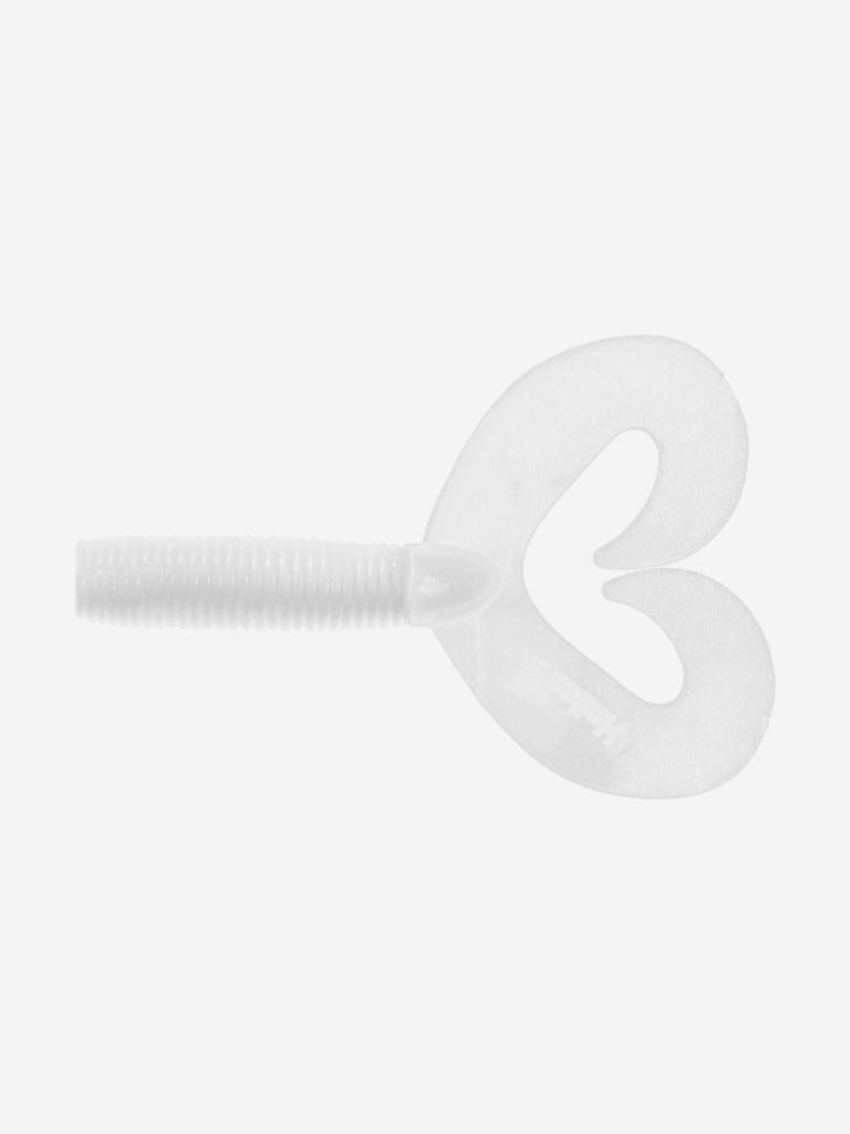 Мягкая приманка Helios Credo Double Tail, 3,54'' / 9 см, White, 100 шт (HS-28-001-N)