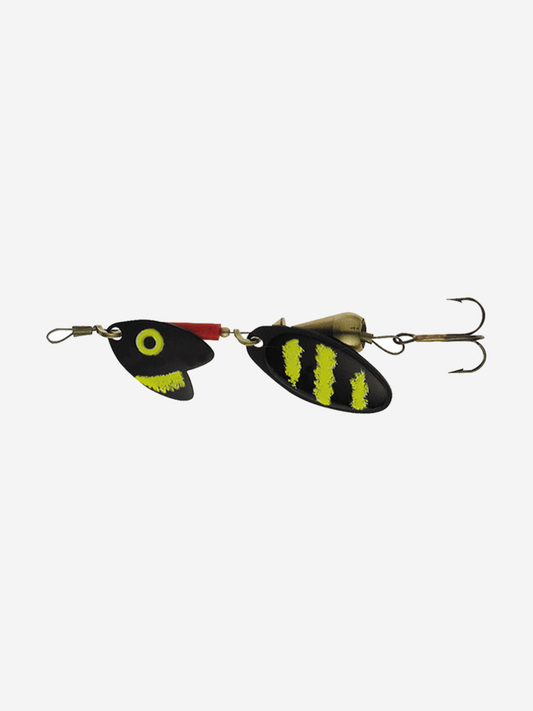 Блесна для рыбалки вертушка Mepps TANDEM TROUT, 2, Black/Yellow (блистер)
