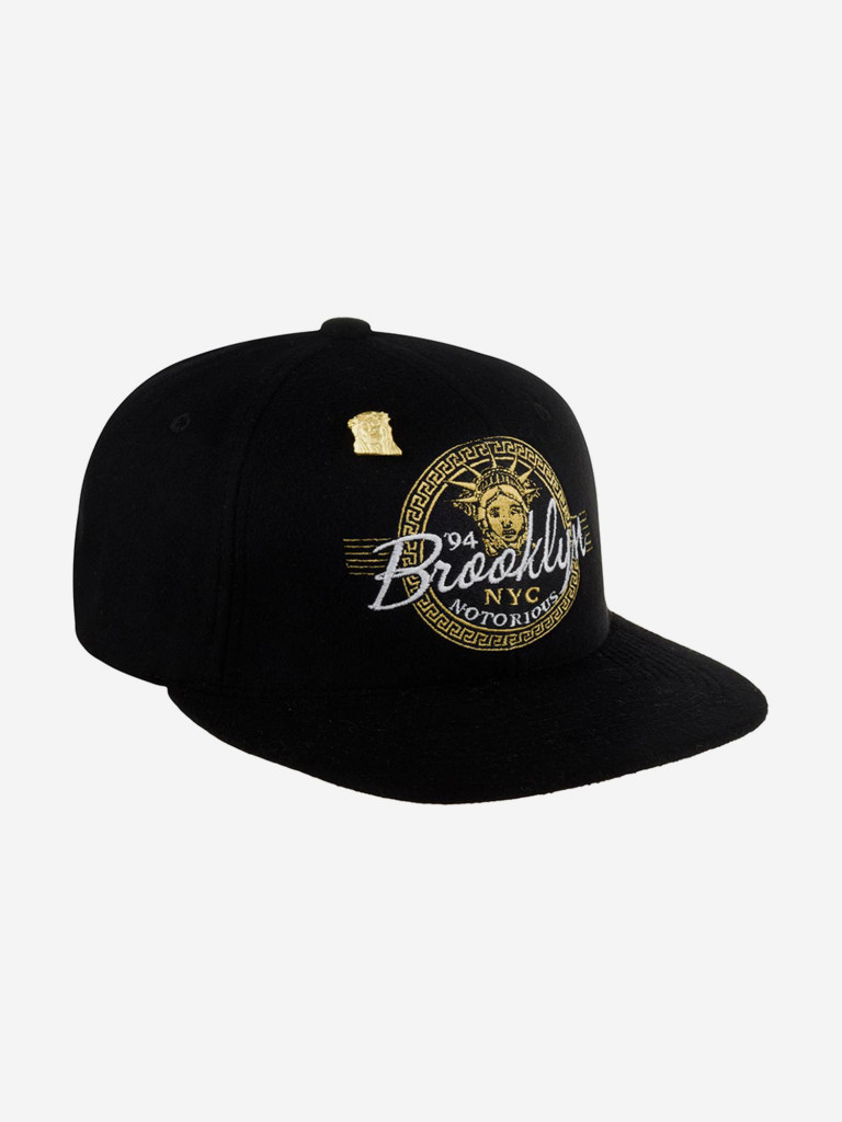 Бейсболка с прямым козырьком HOOD 100-CSM034-NY020-BK Biggie Notorious II (черный)