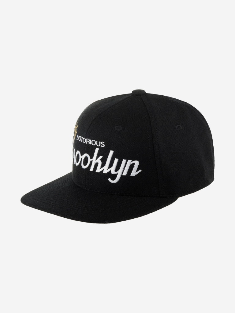 Бейсболка с прямым козырьком HOOD 118-MWL022-NY020-BK Biggie Brooklyn (черный)