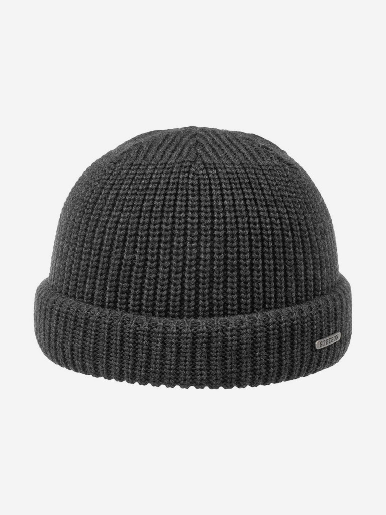 Шапка докер STETSON 8599302 NASHVILLE KNIT DOCKER (серый)