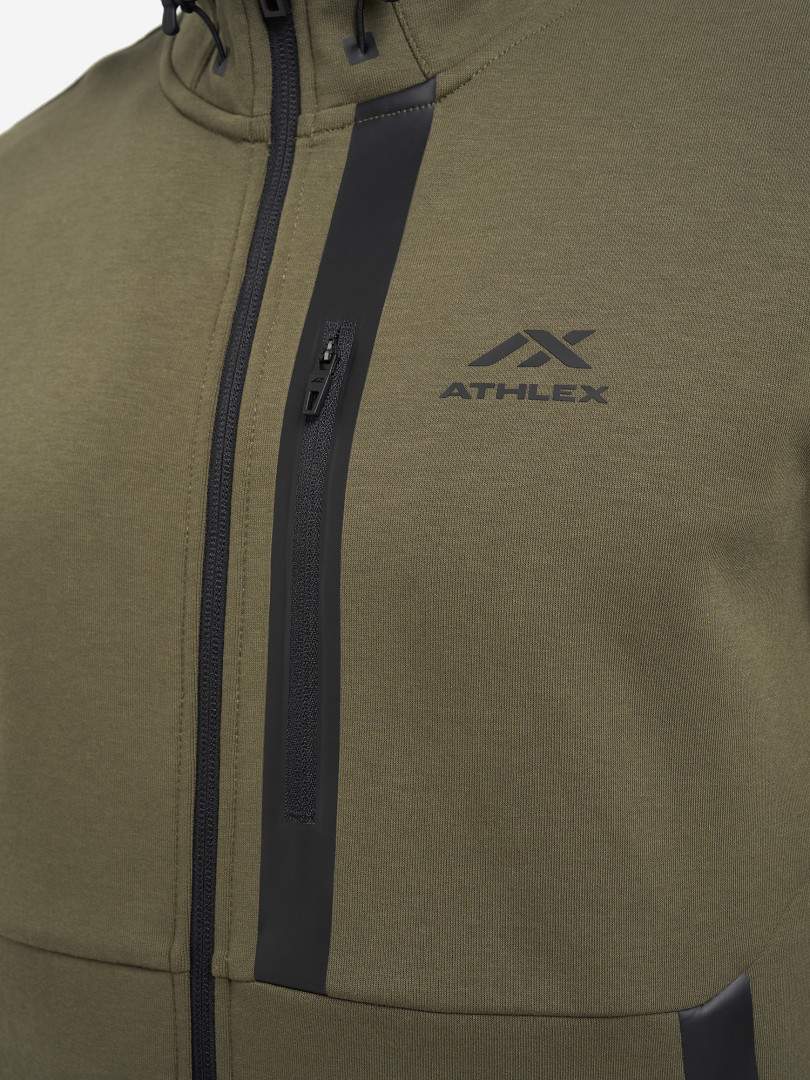 фото Толстовка мужская athlex top fleece, зеленый