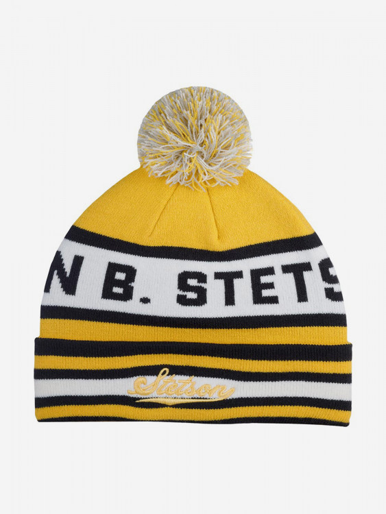 Шапка с помпоном STETSON 8599124 JOHN STETSON POMPOM