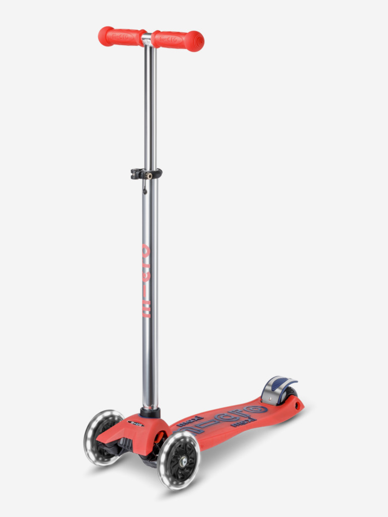 Самокат детский Micro Maxi Deluxe Glow Plus LED