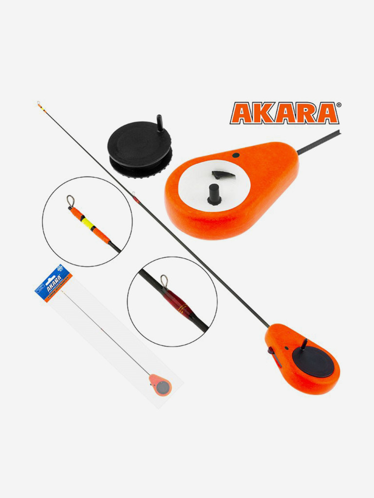 Удочка зимняя Akara Detent F 355 (1,0-8,0г) Red
