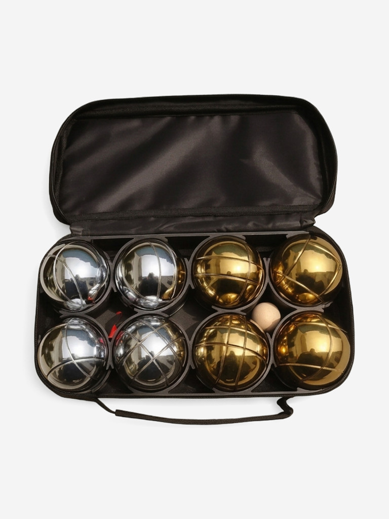 Петанк PLAMPY, 8 стальных шара,командная игра для компании