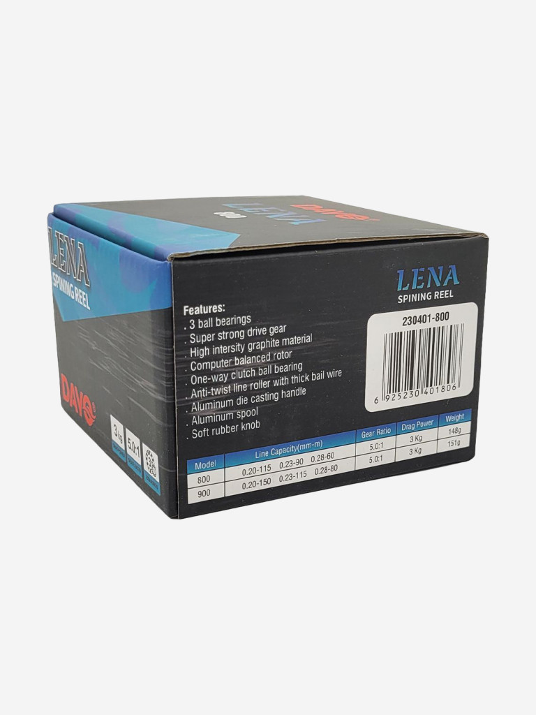Катушка Dayo LENA 800 3+1 идеальна для ловли со льда